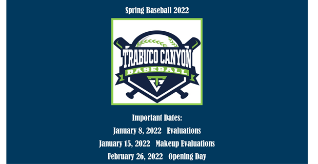 Important Dates 2021 Spring Season